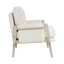 Chaise d'appoint moderne avec revêtement en chenille et structure en bois massif, siège confortable et élégant-1377569430
