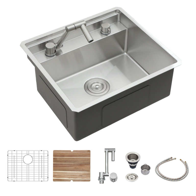 Luxury Undermount Stainless Steel Kitchen Sink With Seamless Design For Contemporary Kitchens