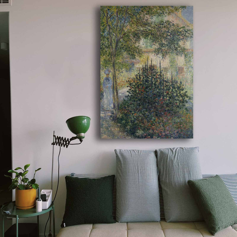 Claude Monet - peinture sur toile tendue