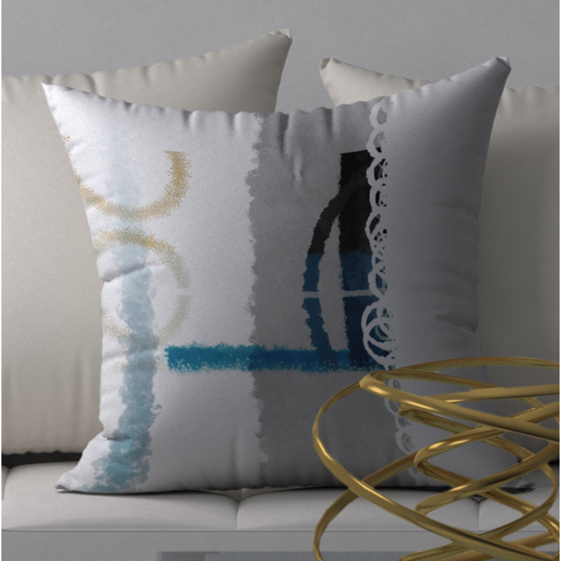 Housse de coussin décorative carrée/insert true interesting, 24" X 24"