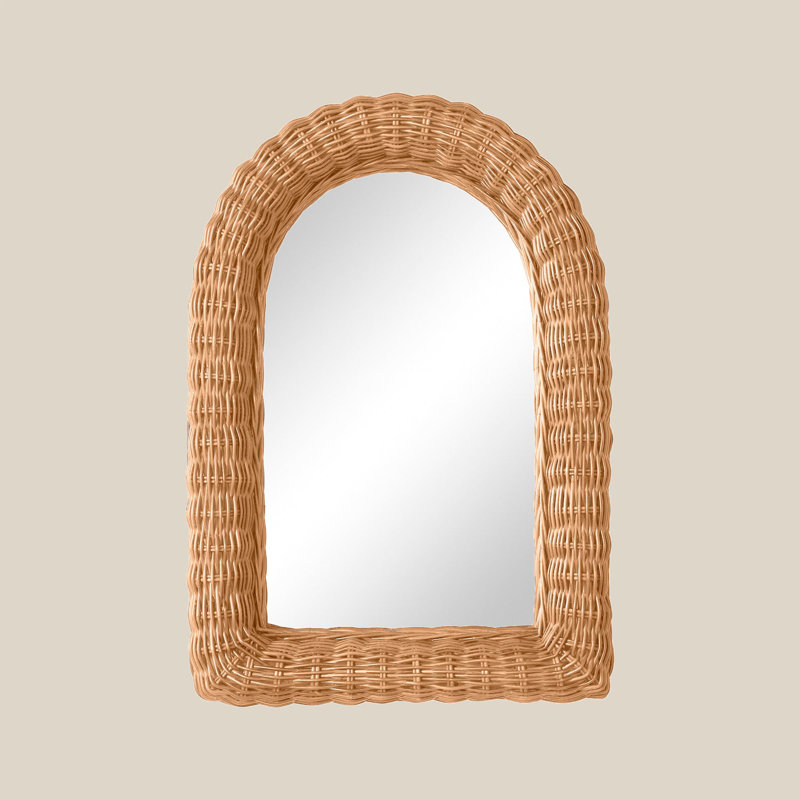 Kingston Arch Rattan Mirror