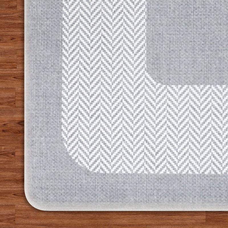 Tapis de cuisine Chef Gear Hettie, 32"L x 18"H, Gris