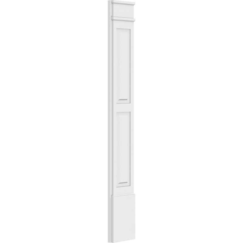 Pilastre en PVC TruCraft, Base et chapiteau décoratifs, 10 po, 72 po