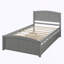 Lit plateforme simple avec lit gigogne-1691682282