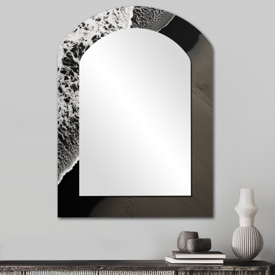 Plage photo bord de mer minimalisme VI - miroir mural arche côtière