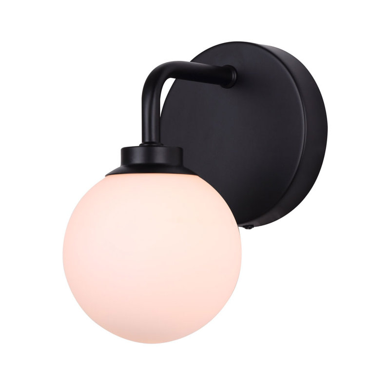Kywuan Steel Armed Sconce, Black