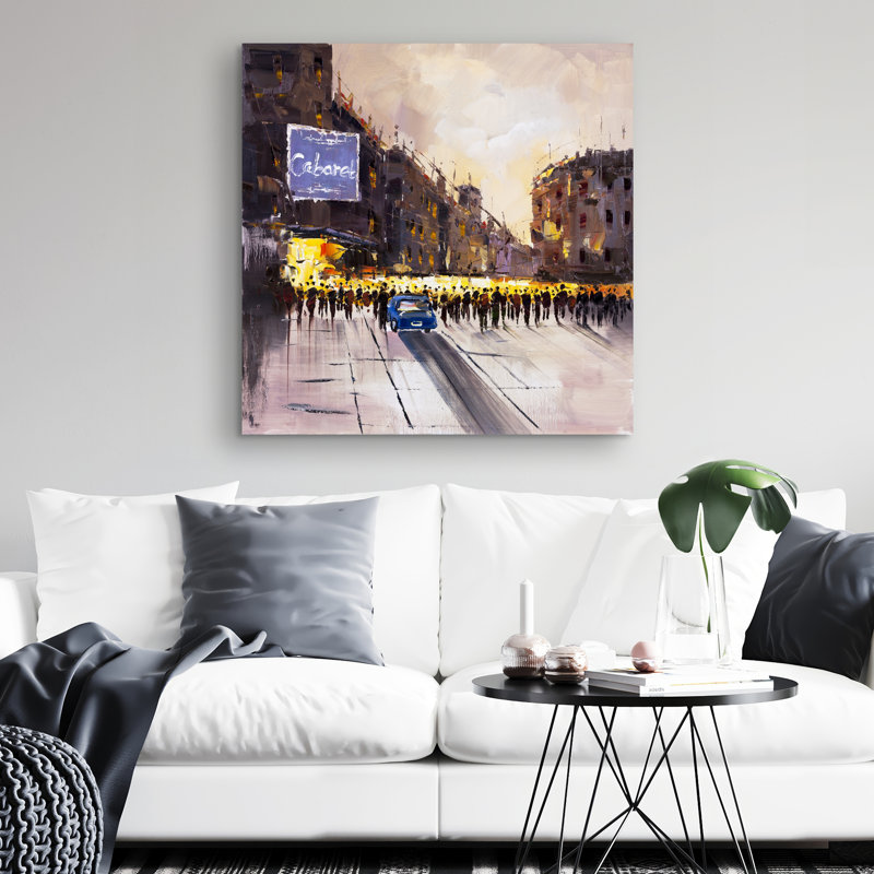 Ready for the show - 32"x32" art on canvas