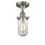 Plafonnier semi-encastré cylindrique unique à 1 lumière de 6 po Calixta-5469666-5469668-61233334