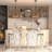 Inlight 18" Rustic and Industrial Design Farmhouse 3-Light Pendant for Kitchen Island, IN-0335-3-WD