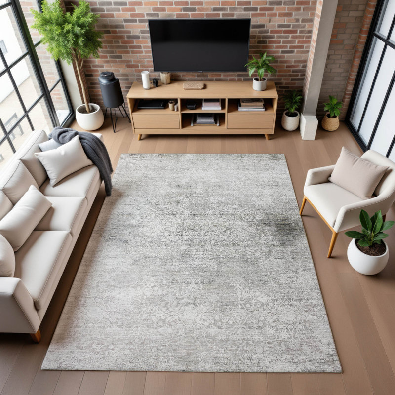 Premium Machine Washable Verlin AMF1763 Global Rug, Rectangle 5' x 7'6"
