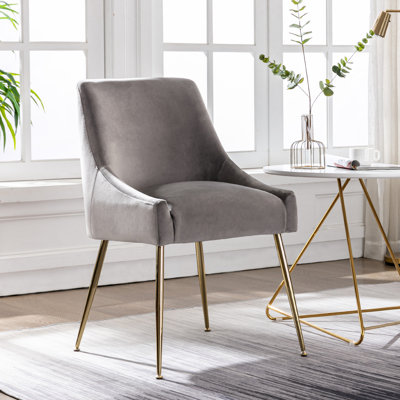Koblas Velvet Accent Chair