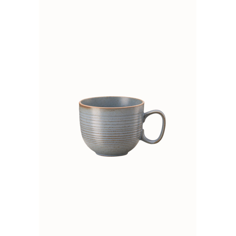 Nature Handmade Stoneware Cappuccino Cup, Water