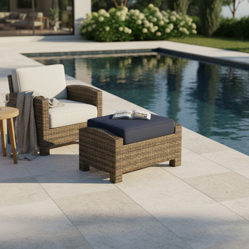  Mobilier d'extérieur pour repose-pieds Bainbridge, Brown & Blue