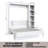 Easy-Lift Murphy Wall Bed with Bookshelf-2075734196-2067168221