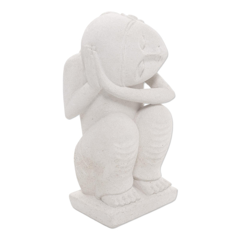 Novica Daydreamer Sandstone Sculpture