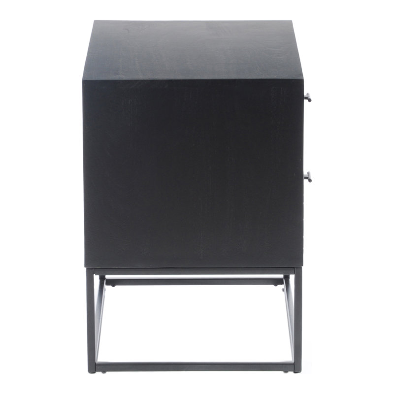 Nicky 2 - Drawer Nightstand, Black