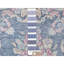 Tapis oriental carré carré en laine nouée à la main délavée à l'allure vieillie 1 pi 7 po x 1 po 7 po bleu marine et vieux persan Kerman