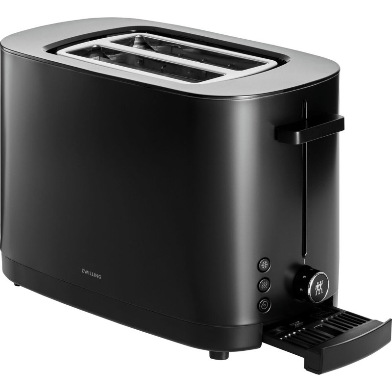 Enfinigy 2 Slice Cool Touch Toaster, Black