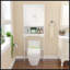 Armoire de rangement au-dessus de la toilette
