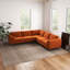 Canapé modulaire Anneleise Burnt-2111417338