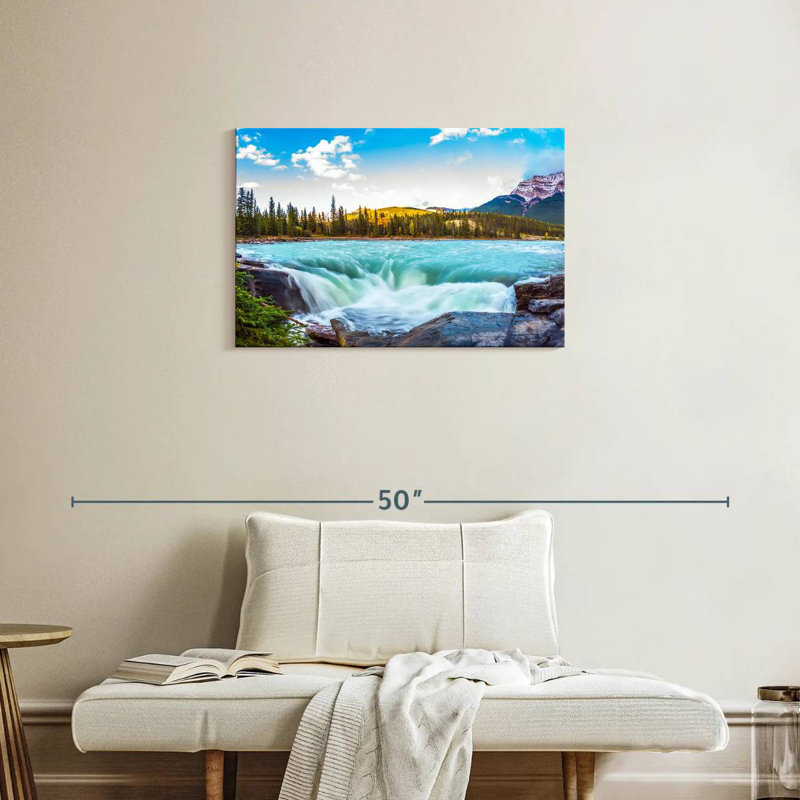 Cascade Alvord Athabasca dans le parc Jasper, H 20 po x l 30 po