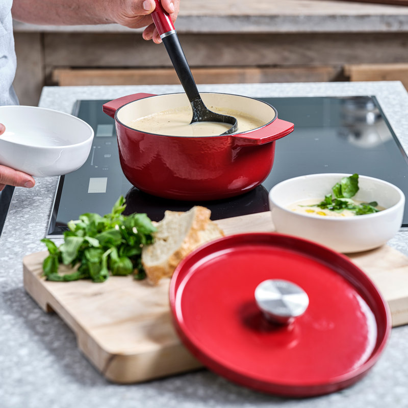 Kitchenaid Cast Iron Dutch Oven, 5.2 L, Emipre Red