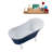 55.1'' x 26.8'' Soaking Acrylic Bathtub-76640554-66366581
