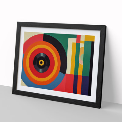 Abstract Vinyl Record Vol.1 - Single Picture Frame Print