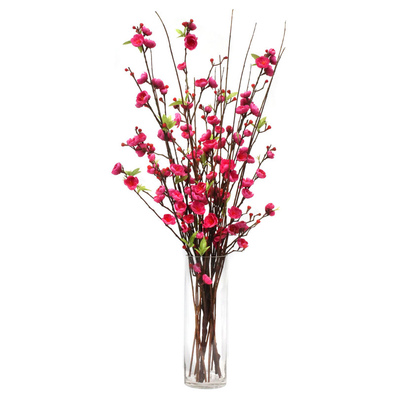 Blossoms Vase, Cerise