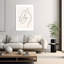 Mother Baby Embrace Abstract Minimalist Wall Art Print by Saskia Michele - Print-341988336