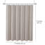  Rideau de douche 71 x 71 en lin tissé avec pampilles - comprend 12 œillets et crochets - 100% polyester-2072844750