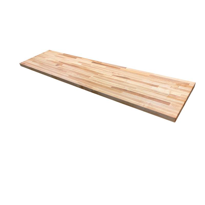 Wood Butcherblock Shelf, 12" x 36", Maple