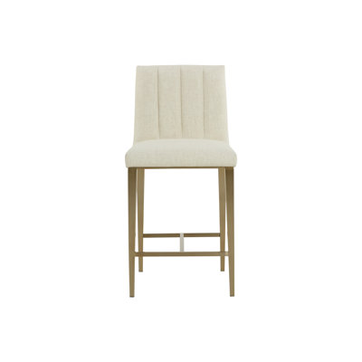 Wilbur Upholstered Stool with Metal Frame