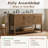Radstock 54 " W Freestanding Standard Free Standing 2 Double Vanity Bathroom Vanity With Top-1021730484