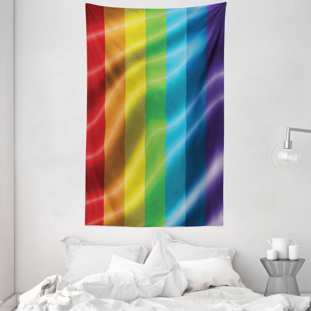 Wandteppich, Stolz Flagge inspiriert Design, Multicolor