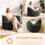 One Seater Compressed Round Curved Sofa Chair-137515522