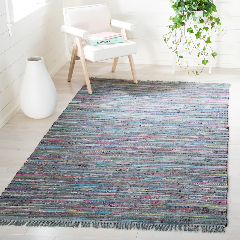 Burgos Rug Hand Woven Cotton Rug, Rectangle 8' x 10'