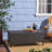 Grey Outdoor Storage Cabinet For Pool And Serving Dishes Basket Beach Equipment-1392009471