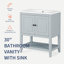 Lavabo de salle de bain 30 po-1067354158
