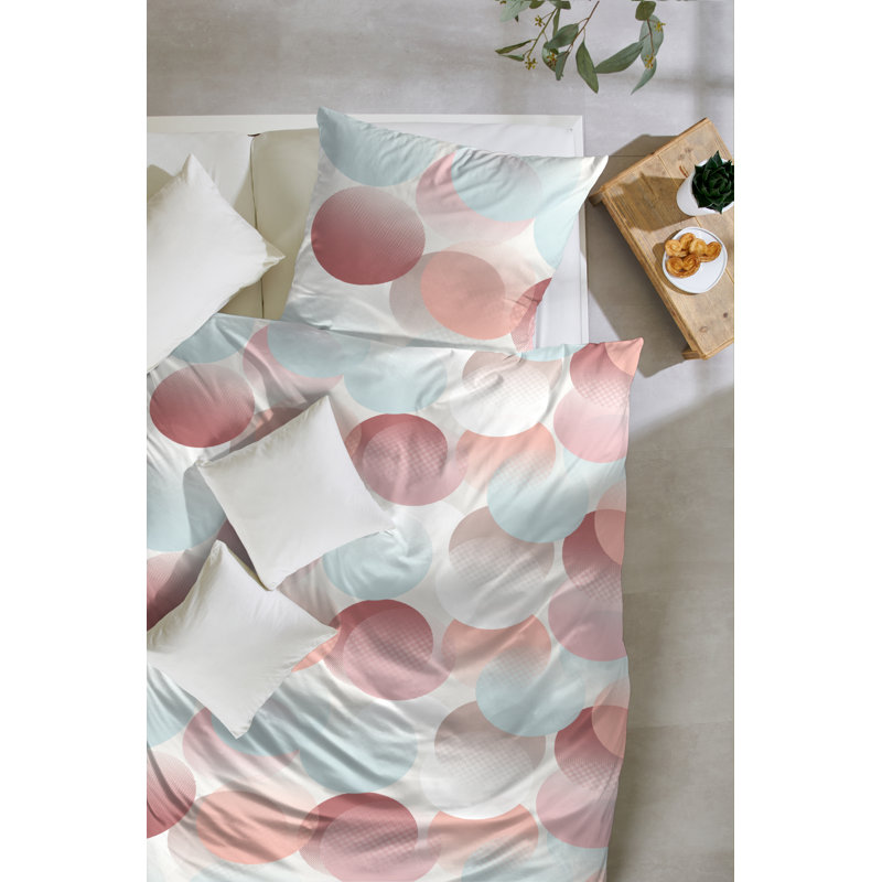 Time Travel Percale Duvet Cover Set, Single Duvet Cover + 1 Pillowcase 80 x 80