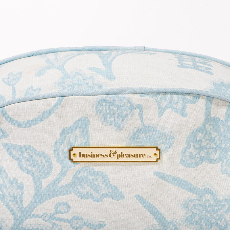 Pool Lounger - Hanalai Bay Blue Jacquard
