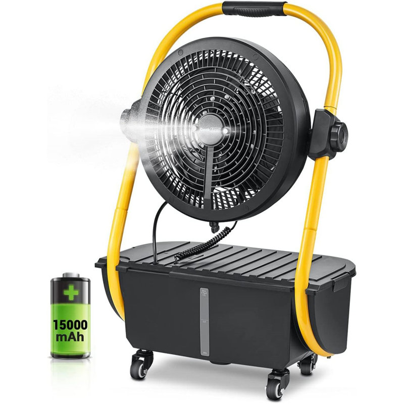 Ventilateur carré à piles 29,5 po