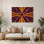 Art mural Op mauve 33-654483049