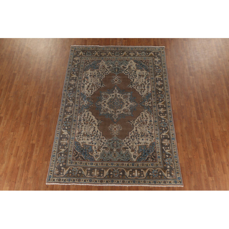 Tapis traditionnel brun 7 x 10