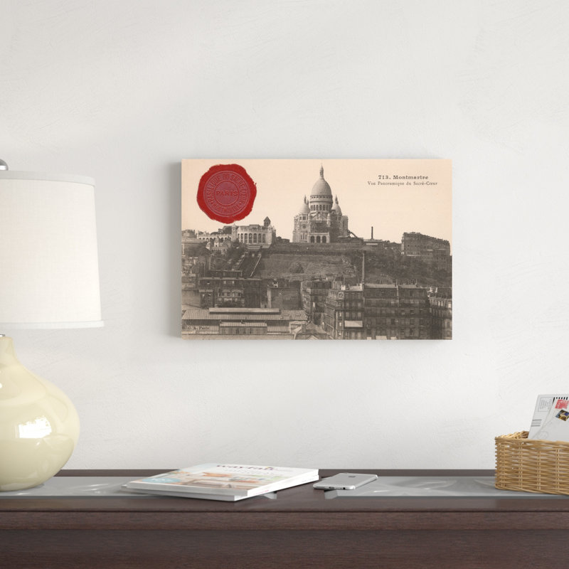 Montmartre par Wild Apple Portfolio - Photographie sur toile tendue, H 12 po x l 18 po