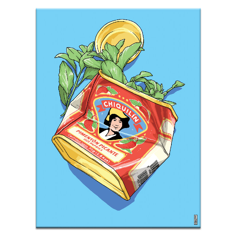 Paprika by Hugo Mathias - Print, 51"H x 41"W x 3.8"D, Wrapped Canvas