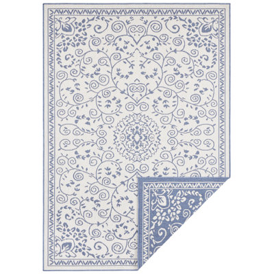 Leyte Flatweave Blue Rug