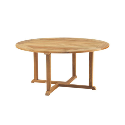 Essex Outdoor Round Teak Dining Table