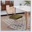 Ensemble de 2 chaises de salle à manger élégantes en velours de rotin de style Mid-Century moderne pour le confort et le style-1829367093