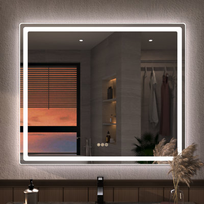 Miroir de salle de bain mural Niveous